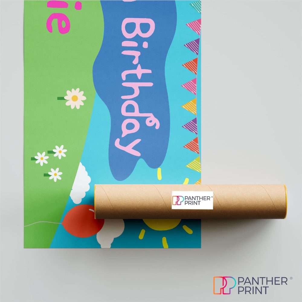 Personalised Birthday Banners for Girls & Boys - Happy Birthday Decorations for Kids’ Party - Birthday Girl Boy Banner - Happy Birthday Banner Pig Tv Show 1 x 3ft Small Banner - Image 5