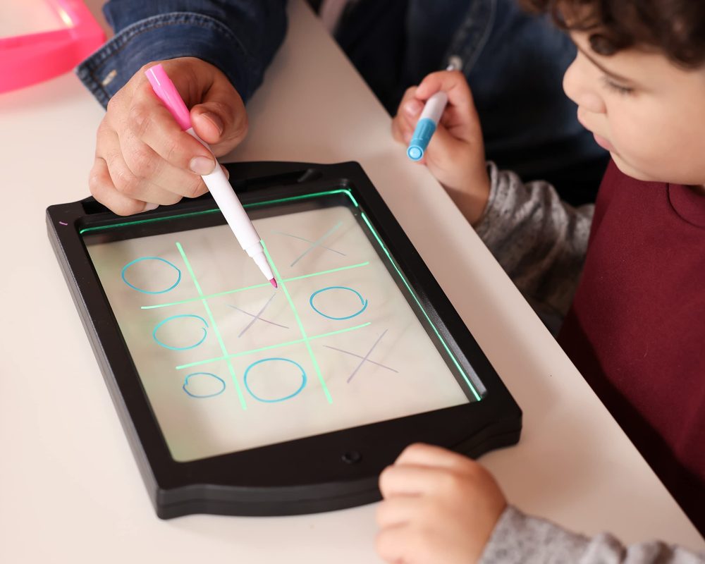 Marvin's Magic - Neon Glow Craft Kit - Craft Set - Light Up Tracing Pad - Drawing Tablet Kids - Neon Magic Kit - Childrens Craft Kits - Battery Powered Doodle Pad - Glow Art Neon Drawing Board - Image 5