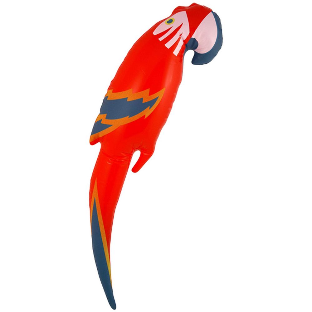 Henbrandt Inflatable Parrot 48cm Animal Tropical Bird Pirate Party Decorations Blow Up Inflatable Toys Pool Party Photo Booth Props Fancy Dress Accessory - Image 2