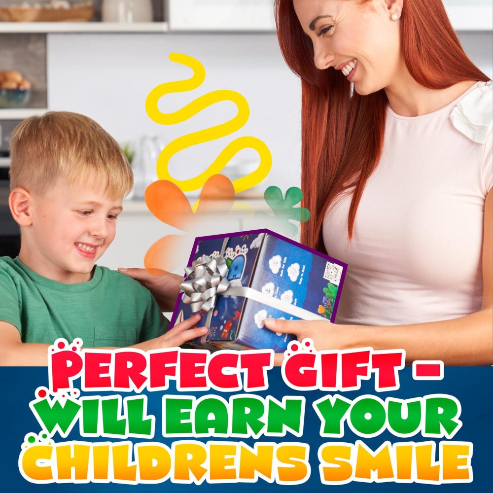 Air Dry Clay for Kids for Kids, 26 Colors Modelling Clay with 8 Tools, Project Booklet, 26 Poly Bags, Soft Ultra Light Magic Clay, Quick Drying Foam Clay for Children, Art & Craft Kits - Image 2