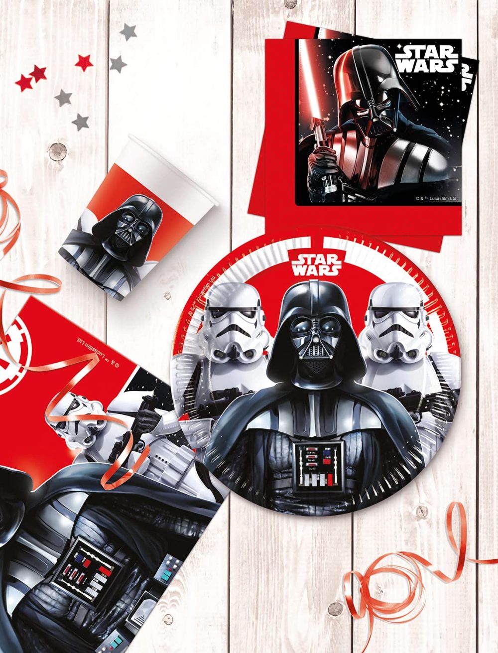Procos Star Wars Final Battle Plastic Tablecloth (120x180cm), multicoloured, 53847 - Image 2