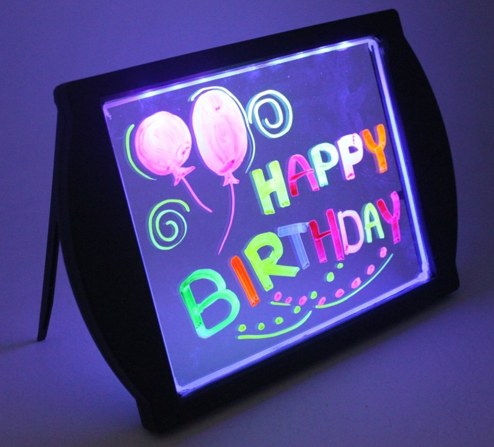 Marvin's Magic - Neon Glow Craft Kit - Craft Set - Light Up Tracing Pad - Drawing Tablet Kids - Neon Magic Kit - Childrens Craft Kits - Battery Powered Doodle Pad - Glow Art Neon Drawing Board - Image 4