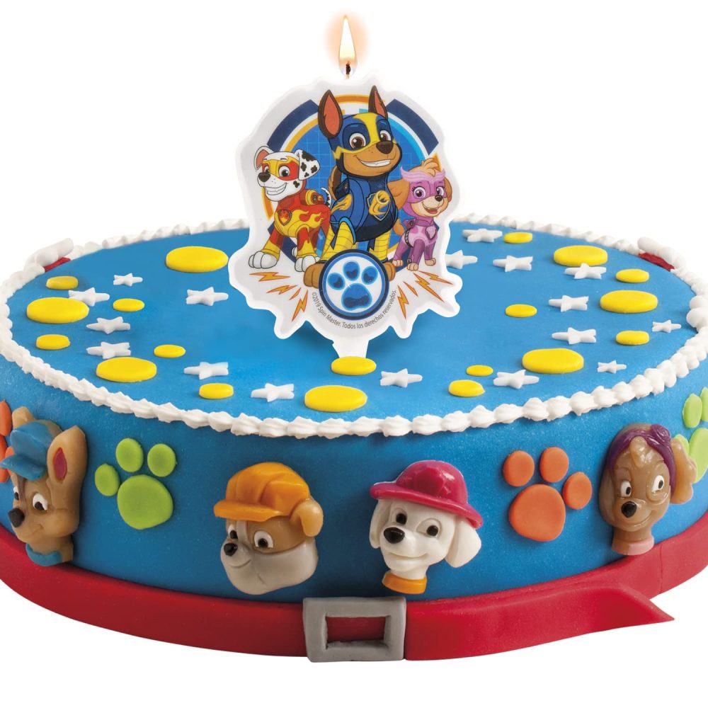 Dekora - 346226 Chase, Skye, Marshall 2D Paw Patrol Birthday Candle - Image 3