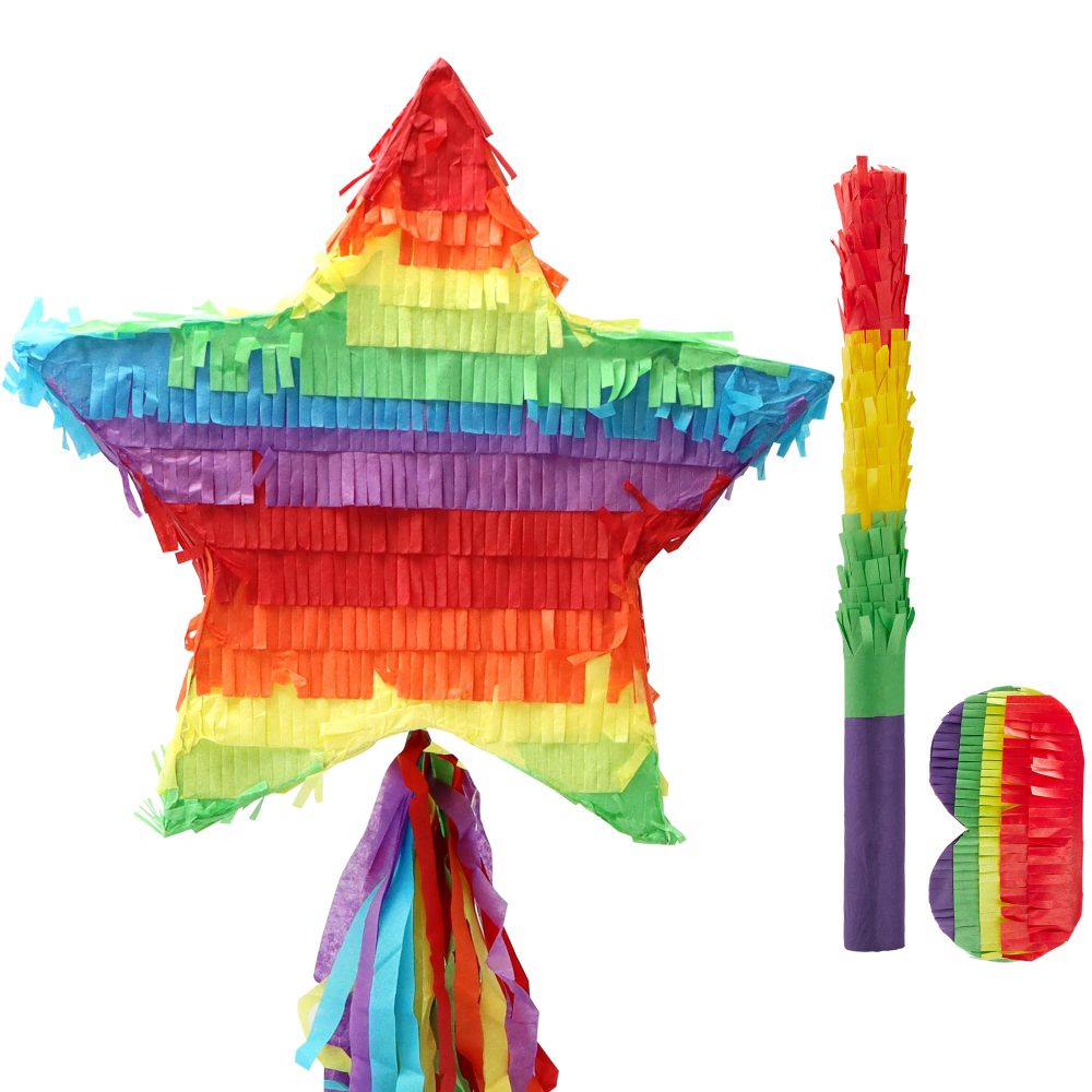 JOYIN Cinco De Mayo Star Pinata, Fiesta Party Supply for Fiesta Taco Party, Luau Event Photo Props, Mexican Theme Decoration, Carnivals Festivals, Taco Tuesday Event