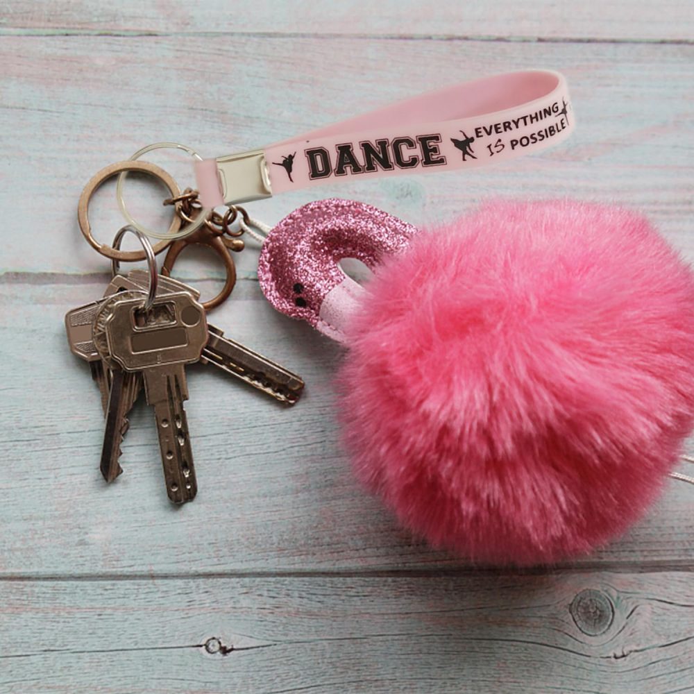 BignzwUra 24PCS Ballet Dance Themed Party Rubber Keychains - Dacing/Dance Movements Ballerina First 21st Birthday Party Favors Supplies Decorations Goodie Bag Favor Stuffers Silicone Keychains - Image 3