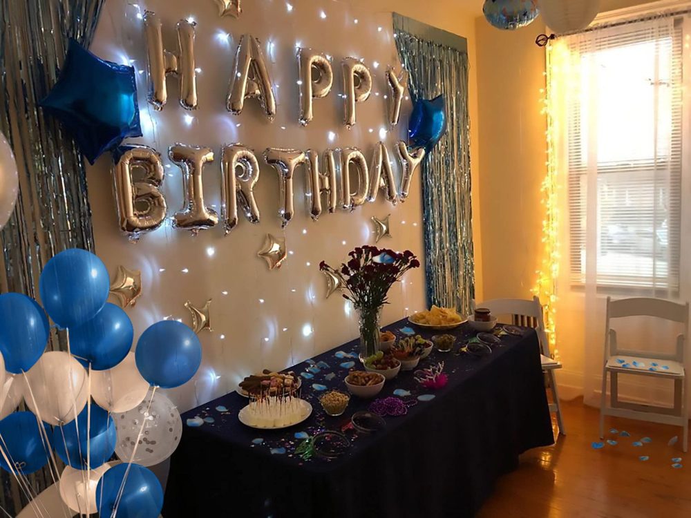 iPartycool 50Pcs Party Happy Birthday Balloons Kit, 3D Premium Reusable Aluminum Foil Letter Banner and Big Star and Latex Balloons Set for Happy Birthday Decorations and Supplies 2S-A - Image 8