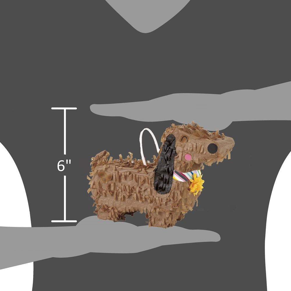 Mini Dachshund Pinata Favor Decoration (20cm x 14cm) - Adorable & Unique Handcrafted Design - Perfect for Parties & Events - 1 Pc - Image 2
