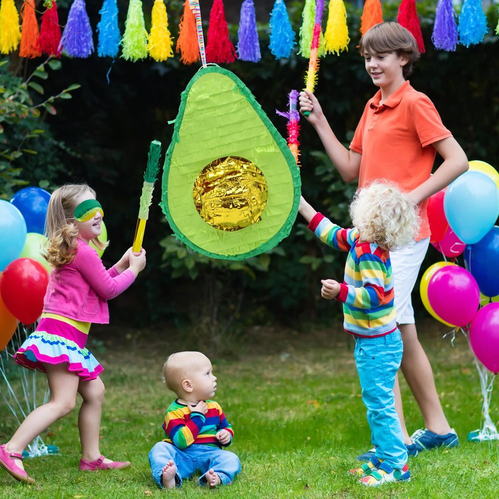 JOYIN Cinco De Mayo Avocado Pinata for Kids Birthday Party, for Fun Fiesta Taco Party Supplies, Mexican Theme Decoration, Carnivals Festivals, Taco Tuesday Event - Image 3