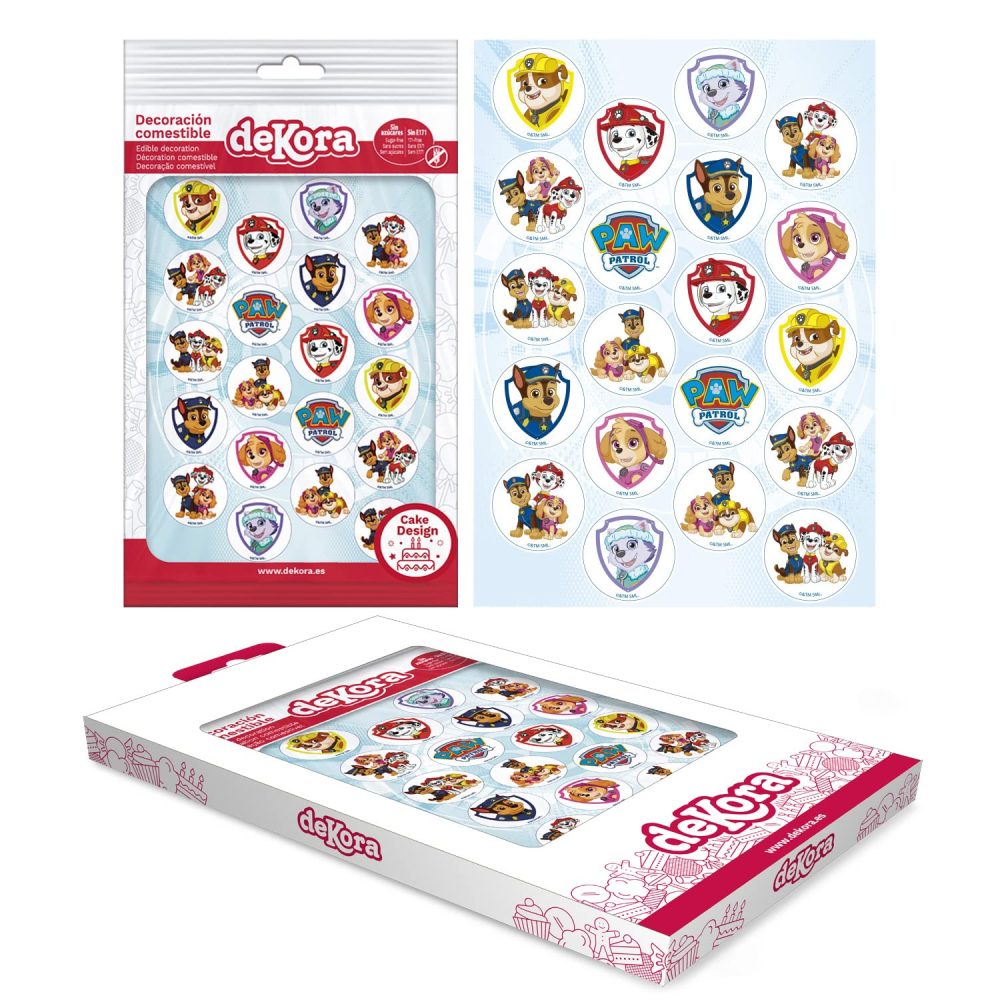 Dekora - Paw Patrol Kids' Birthday Cake Decoration Minis - 3,4 cm - Image 2