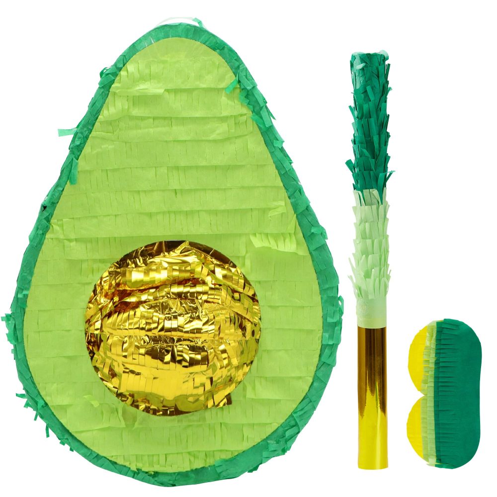 JOYIN Cinco De Mayo Avocado Pinata for Kids Birthday Party, for Fun Fiesta Taco Party Supplies, Mexican Theme Decoration, Carnivals Festivals, Taco Tuesday Event