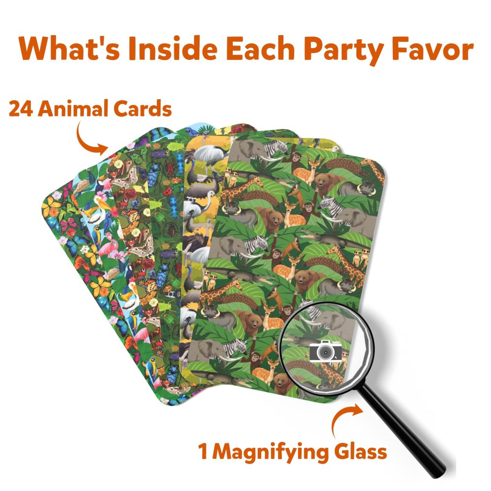Skillmatics Party Favors (Pack of 15) - Can You Spy Animals Cards Set, Goodie Bag Stuffers for Kids, Play Search & Find Educational Games, Gifts for Girls, Boys, Friends Ages 4, 5, 6, 7 - Image 6