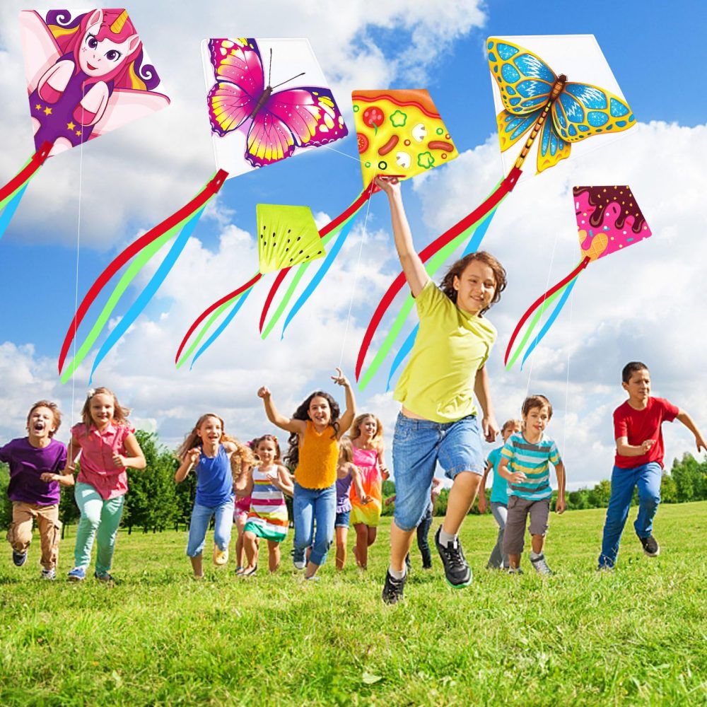 6 Pack DIY Kites Arts Activity Kits, Design Your Own Kite with Different Painting Tools for Kids Adults Birthday| Graduation| Camping| Beach Parties, Best Arts Crafts Toys - Image 4