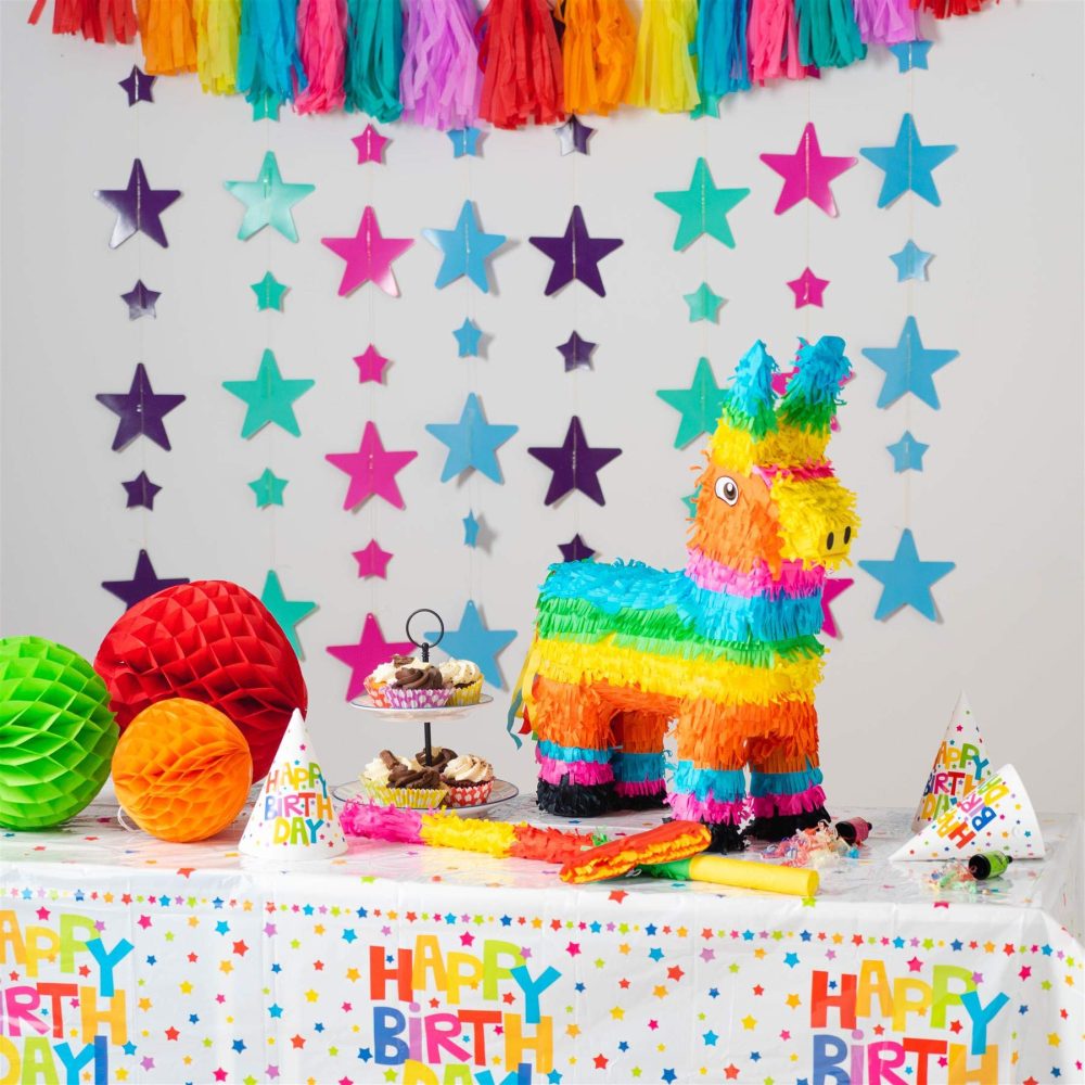 Fax Potato Donkey Cardboard Piñata - 40cm x 13cm x 55cm - Fill Your Own Kids Party Decoration - Image 5