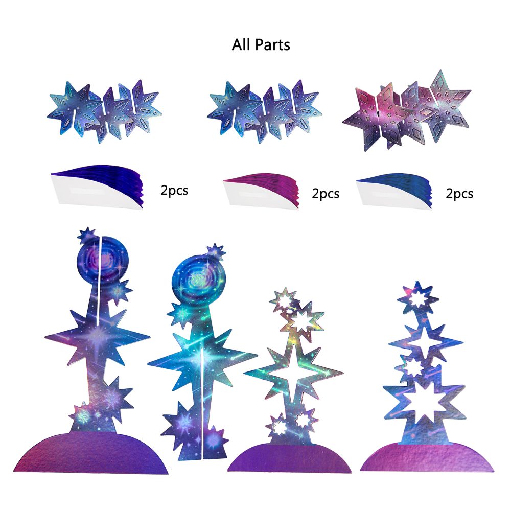 Decor365 Star Centerpieces Galaxy Party Table Decorations Celestial Shooting Aurora Planet Starry Night Sky Wedding Birthday Bachelorette Bridal Baby Shower Anniversary Engagement Party Supplies - Image 6