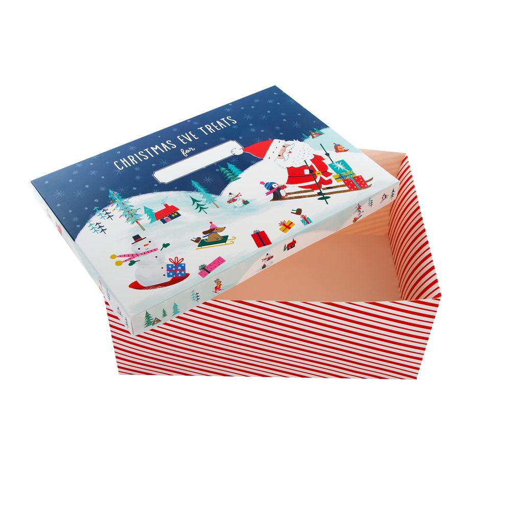 Hallmark Christmas Eve Box for Kids, Father Christmas and Snowman Illustrated Design, Gifts for Christmas, Gift Box for Christmas - Image 5