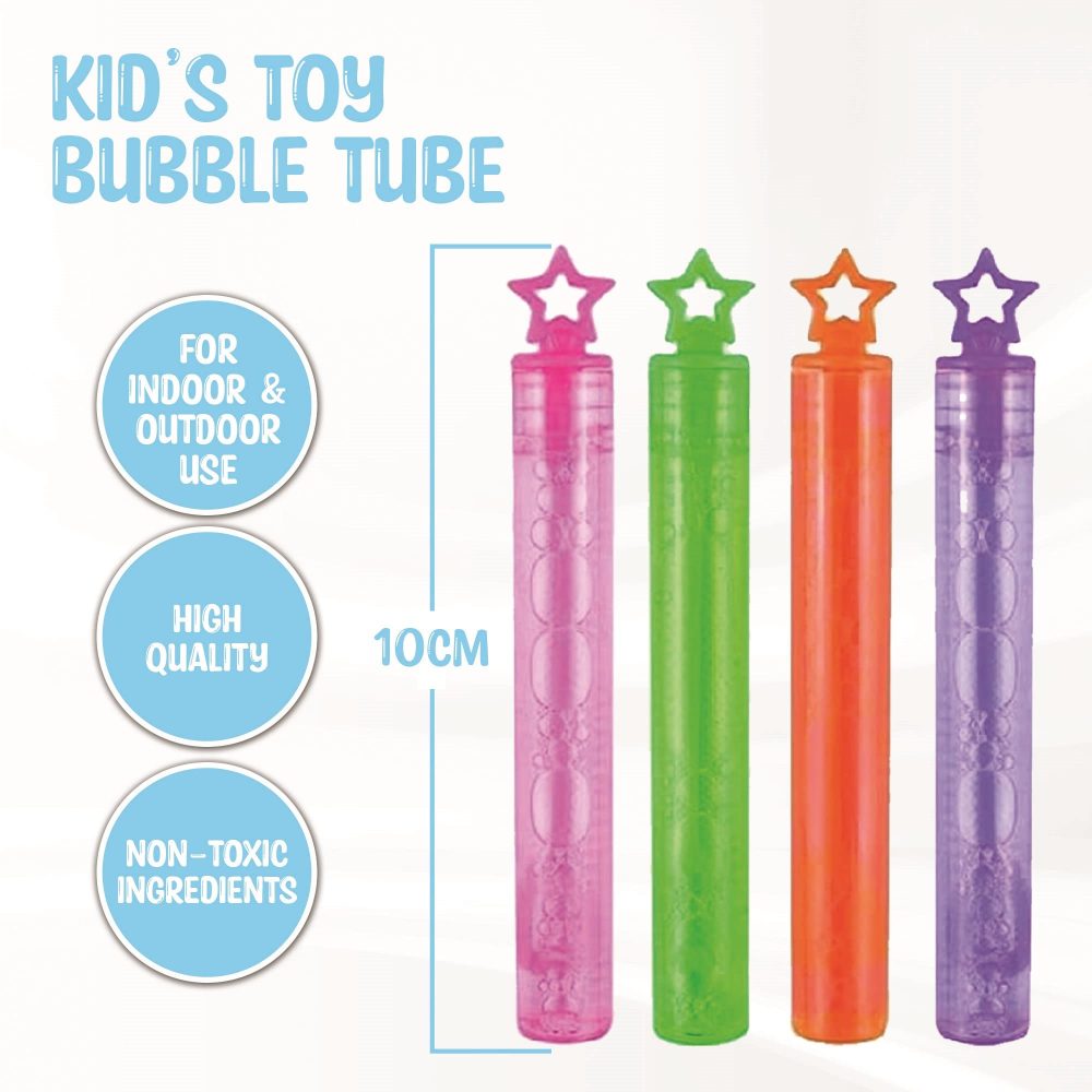 36-Pack Bubble Tubes Party Bag Fillers - Fun and Colorful Toy Bubble Tubes for Kids - Ideal Wedding Favors, Party Favors, Loot Bag and Stocking Fillers - Image 5
