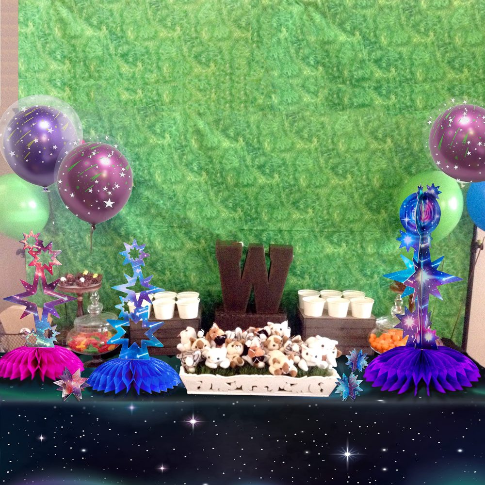 Decor365 Star Centerpieces Galaxy Party Table Decorations Celestial Shooting Aurora Planet Starry Night Sky Wedding Birthday Bachelorette Bridal Baby Shower Anniversary Engagement Party Supplies - Image 5