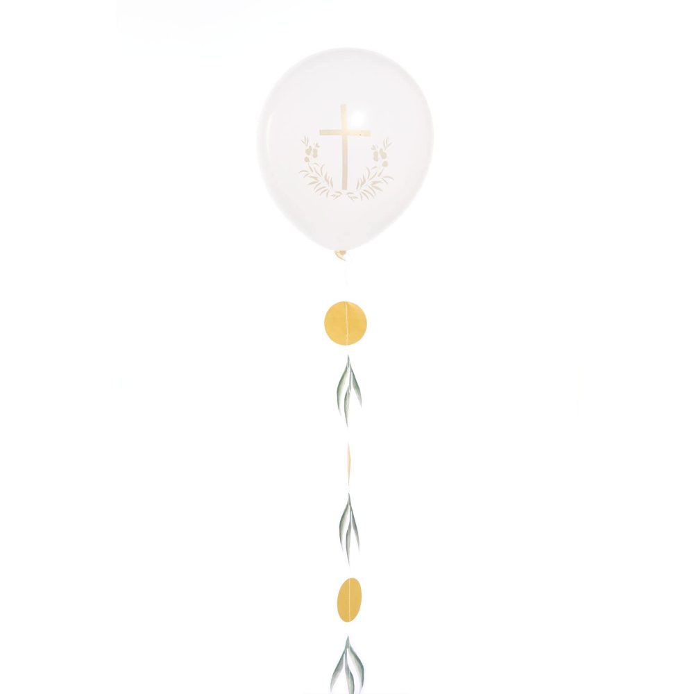 Amscan 9915641 Botanic Cross Godbless Balloon Kit- 4 Pack - Image 6