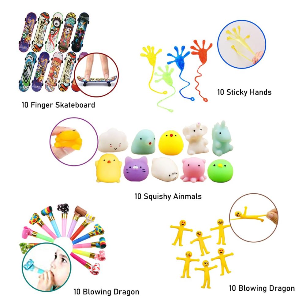 Wleozys 80pcs party bag fillers for kids ,Party Fillers for Kids Parties,Prize Box Toys Assortment Toys Classroom Prizes Rewards,Goodie Loot Bag Fillers,Toy Bulk Party Bag Fillers for Kids - Image 6