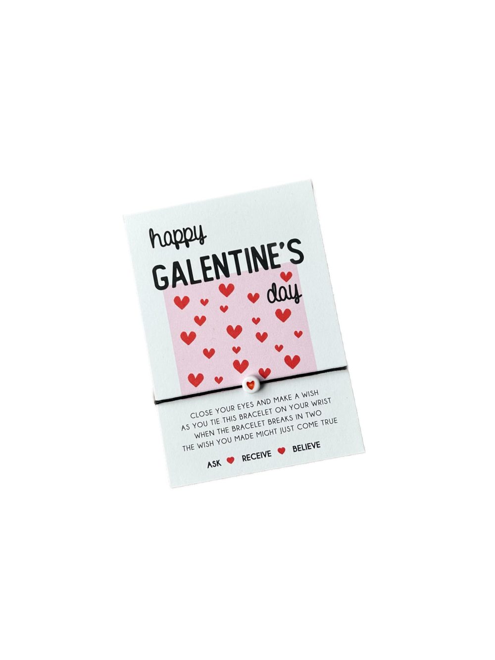 Galentines wish bracelet | Gift for Galentines | Galentines gift | Galentines day present - Image 4