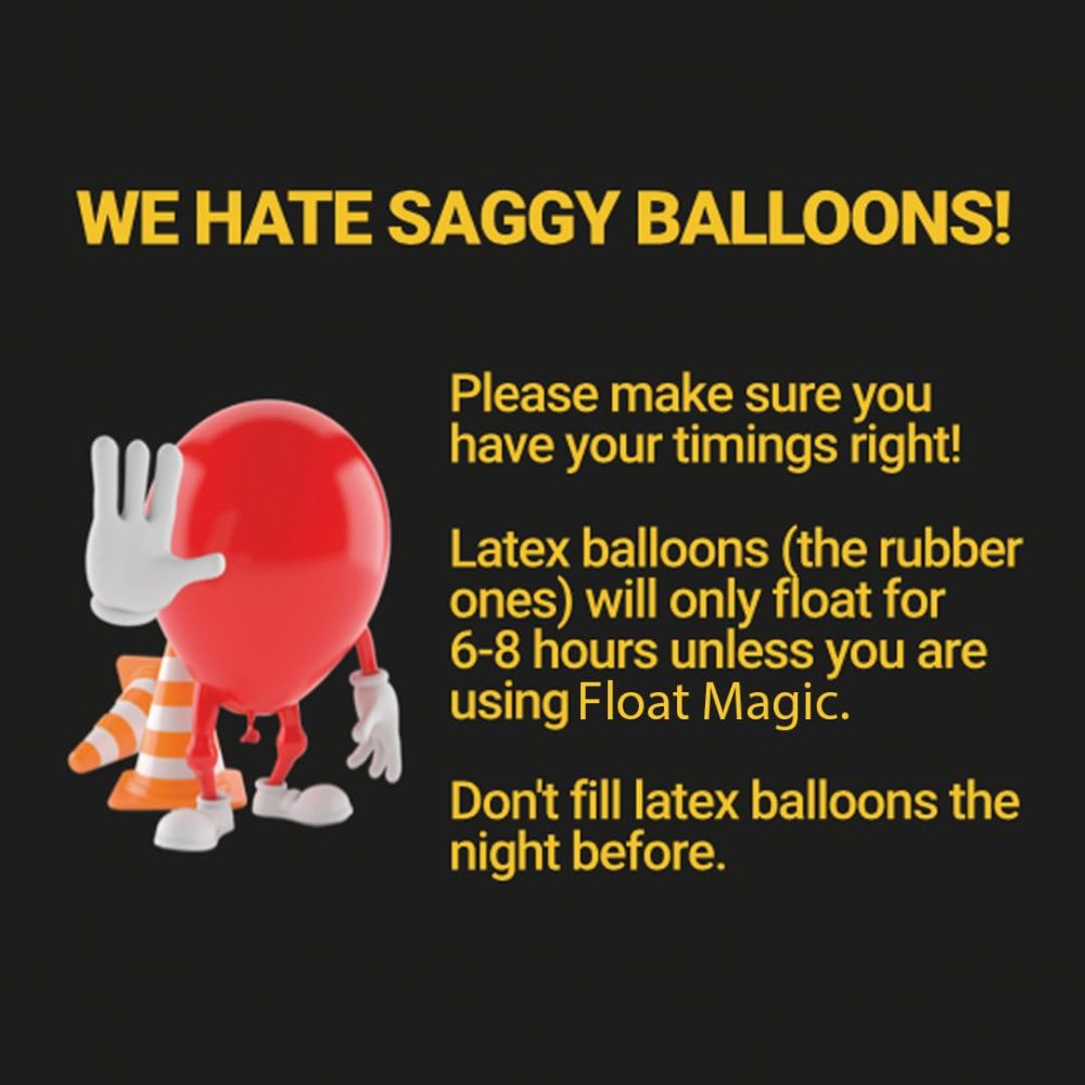 Disposable Helium Gas Canister - Fills 50 x 9 Inch Latex Balloons or 18 Foil Balloons - Helium Balloon Gas UK Filled Helium Cylinder for Party Balloons - Image 3