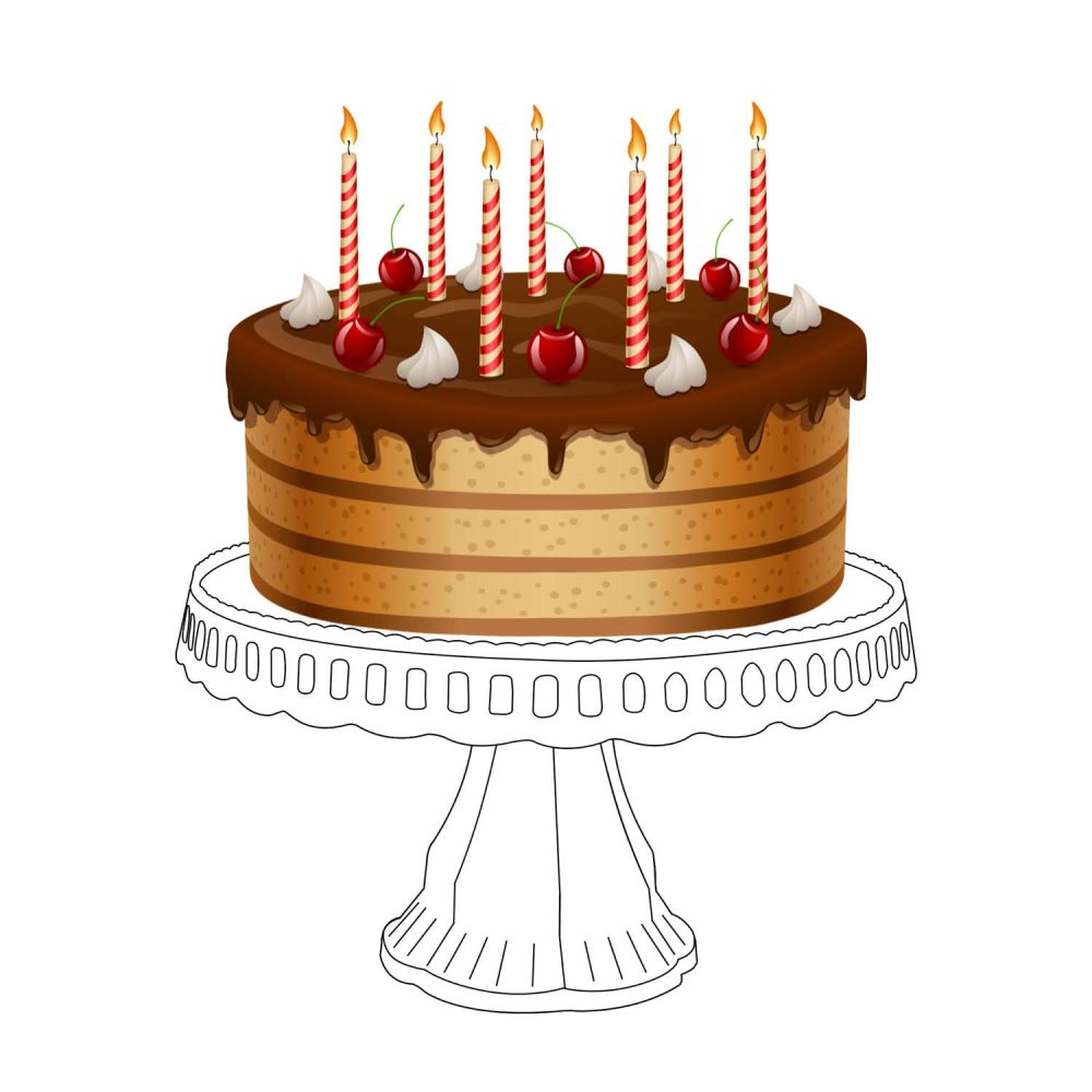 White Plastic Traditional Desserts Cake Stand Plate Display - Image 4