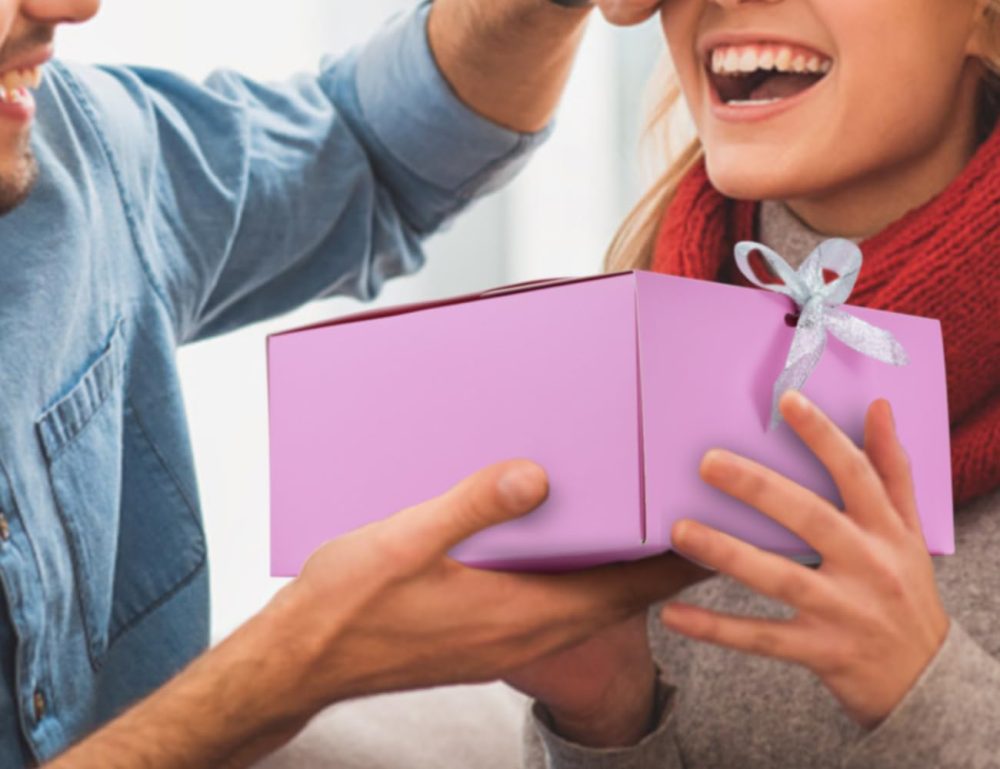 HUAPRINT Gift Boxes with Lids,Pink Gift Boxes 20x20x10cm,Bridesmaid Proposal Box,12 Sets,Kraft Paper Gift Boxes for Wedding,Packaging,Present,Birthday,Cupcake Boxes,Crafting,Valentine's Day - Image 3