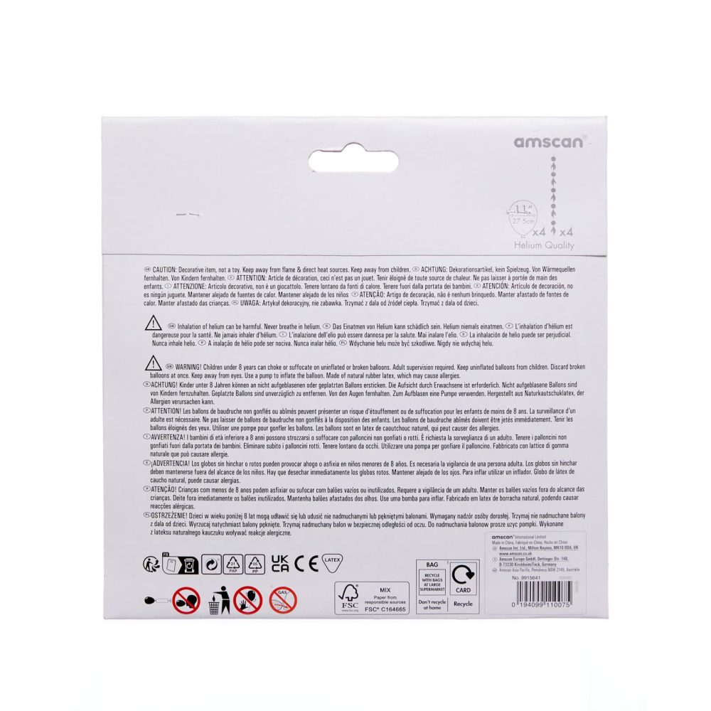 Amscan 9915641 Botanic Cross Godbless Balloon Kit- 4 Pack - Image 2