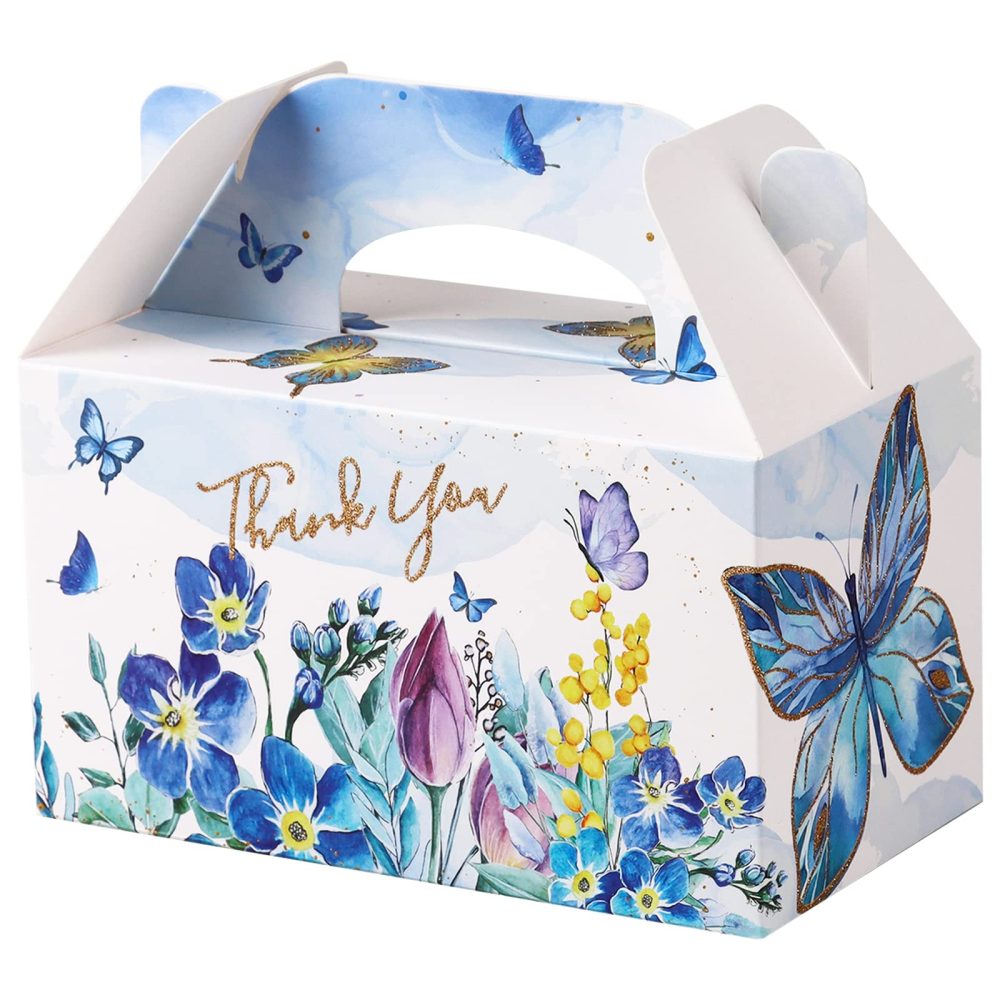 Giiffu Party Favour Treat Boxes 12PCS Party Packs Boxes for Kids Birthday, Wedding Party Favour Candy Boxes, Small Thank You boxes for Guests 16x8.9x8.9cm, Gift Boxes for Baby Shower, Bridal Shower