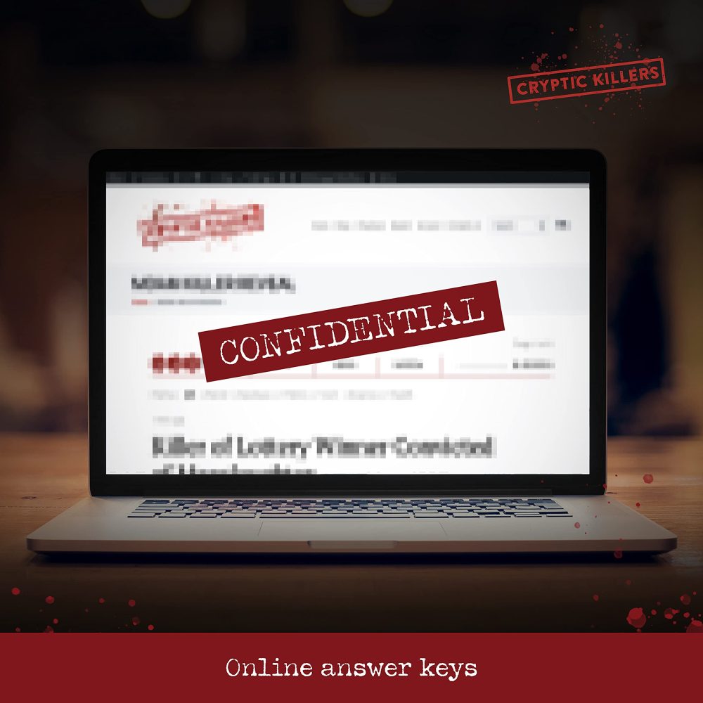 Cryptic Killers Unsolved murder mystery game - Police Case Files Investigation Detective Evidence & Crime File - individuals, date nights & party games- Murder at MediLuck Medicines - Image 4