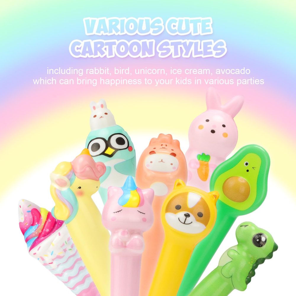 OPPZZIT Party Bag Fillers for Girls and Boys, 20 Pcs Multi Coloured Pens All in One, Party Favours for Kids Unisex, Cute Party Bag Ideas - Image 5