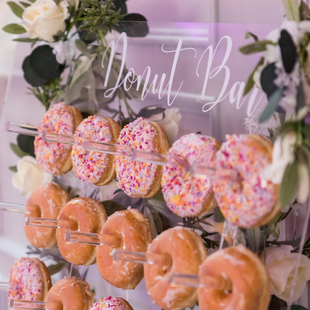 Opal Lily Donut Wall Display Stand - Acrylic Donut Stand Holds 50 Donuts | XL Donut Board Display Doughnut Wall | Large Donut Wall Stand for Party & Wedding | Donut Holder Stand Party Decor - Image 8