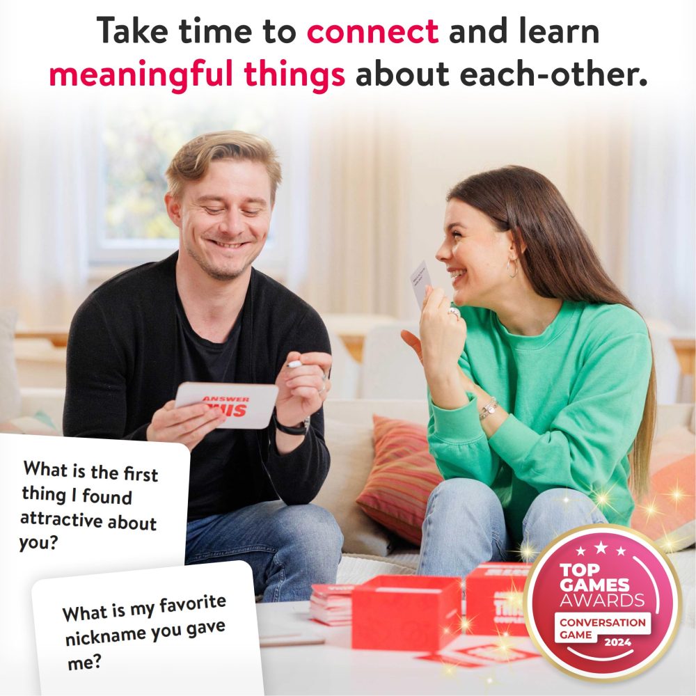 Answer This - Couples - How Well Do You Know Your Partner? - Relationship & Conversation Card Game for a Date Night or a Party - Cool Anniversary or Valentines Gift - Image 6
