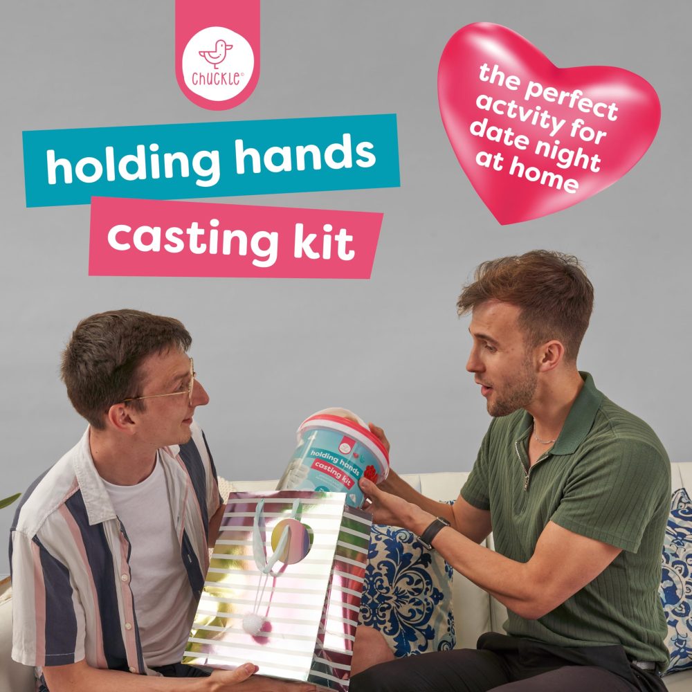 Chuckle - Holding Hand Casting Kit Couples, Hand Mold Kit with Sculpture Base & Paints, Couples Gifts for Him and Gifts for Her, Wedding, Anniversary, Gift for Wife Husband Girlfriend Boyfriend - Image 4