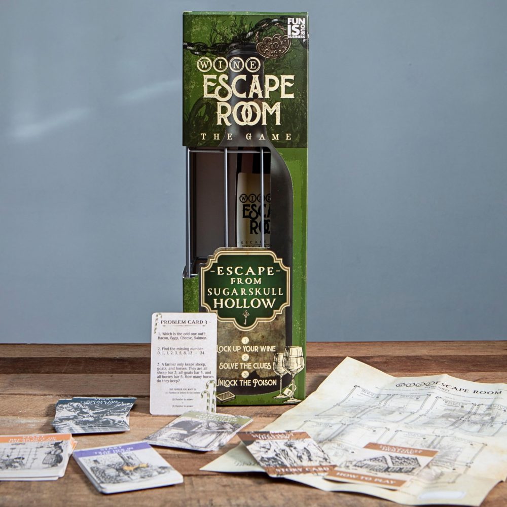 Boxer Gifts Sugarskull Hollow Wine Room | Escape To Unlock Puzzle Game Gift For Friends - Image 2