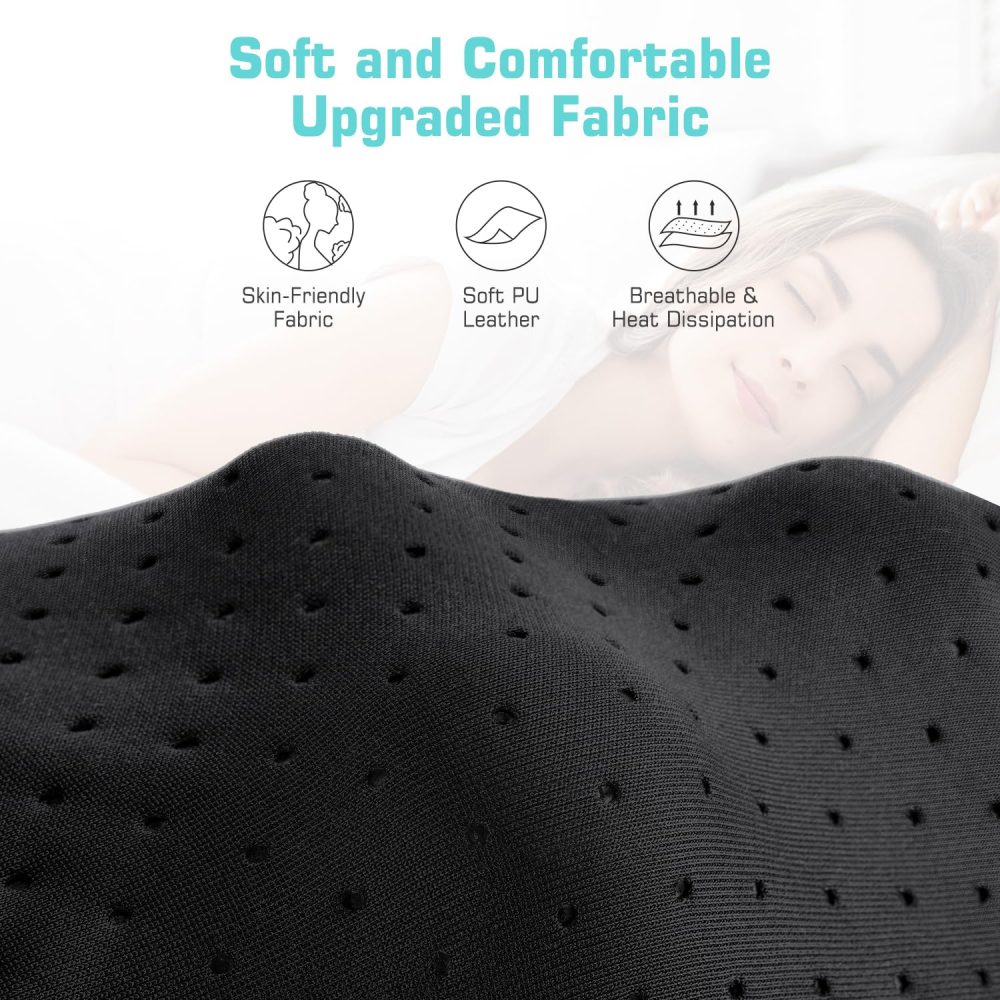 Neck Massager Back Massager with Heat - Shiatsu Neck Massager Present, Gifts for Women/Men/Mom/Dad -Deeper Tissue Kneading Massage Pillow for Neck, Back, Shoulder, Leg, Foot, Body Relieve Muscle Pain - Image 6
