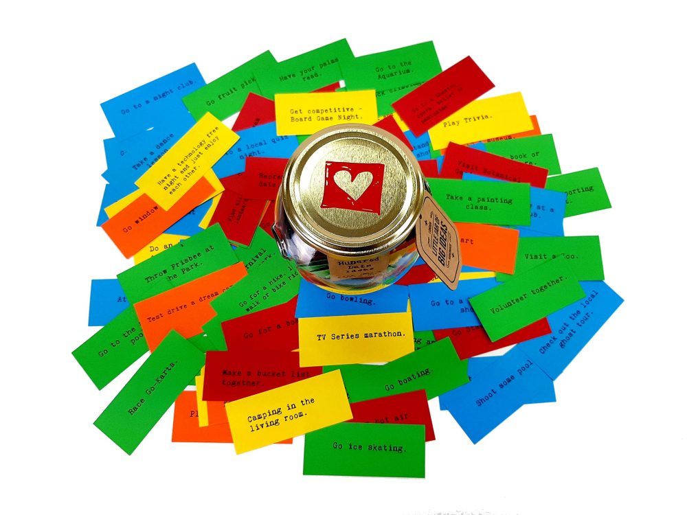 Little Jar of Big Ideas® - 100 Date Ideas - Pick One & Let's Go - Unique Thoughtful Gift - Memorable Gift - Unique Present - Artisan Handcrafted Gift (Standard) - Image 5