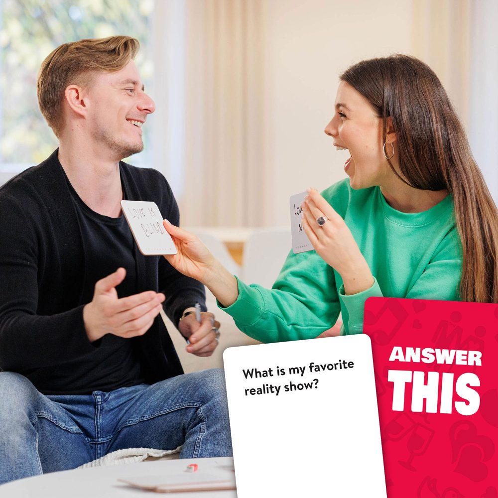Answer This - Couples - How Well Do You Know Your Partner? - Relationship & Conversation Card Game for a Date Night or a Party - Cool Anniversary or Valentines Gift - Image 2